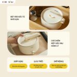 Nồi điện đa năng Bear 1.6L MC-4H16G (Bản Quốc Tế) - Ảnh 5