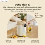 Bình thủy điện Bear 3L EWB-5H30C60 (Bản Quốc Tế) - Ảnh 6