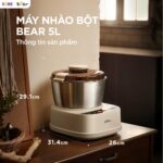 Máy trộn bột Bear 5L SM-5H50Z68 (Bản Quốc Tế) - Ảnh 22