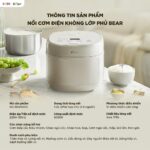 Nồi cơm điện Bear 1.2L RC-5H30O12 (Bản Quốc Tế) - Ảnh 20