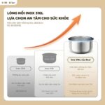 Nồi cơm điện Bear 1.2L RC-5H30O12 (Bản Quốc Tế) - Ảnh 9