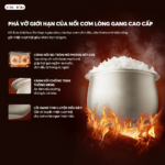 Nồi cơm điện Bear 1.5L RC-4H40Y (Bản Quốc Tế) - Ảnh 5