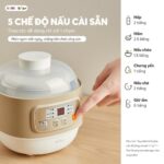 Nồi nấu chậm Bear 0.8L DDZ-A08T8 (Bản Quốc Tế) - Ảnh 9