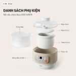 Nồi nấu chậm Bear 0.8L DDZ-A08T8 (Bản Quốc Tế) - Ảnh 16