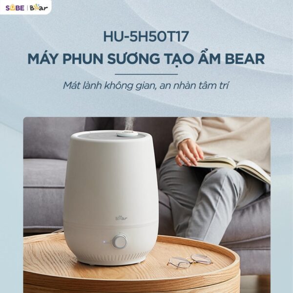 Máy phun sương Bear 5L HU-5H50T17 (Bản Quốc Tế)
