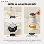 Máy xay ăn dặm 0.3L Bear BFM-025JM (Bản Quốc Tế) - Ảnh 8