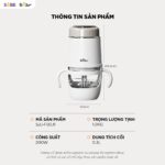 Máy xay ăn dặm 0.3L Bear BFM-025JM (Bản Quốc Tế) - Ảnh 3